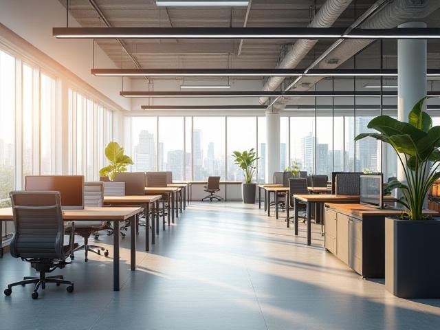 効率的なオフィス空間のタスク照明